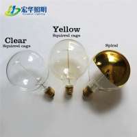 G125 25W Industrial incandescent light filament lamp bulb for decorative